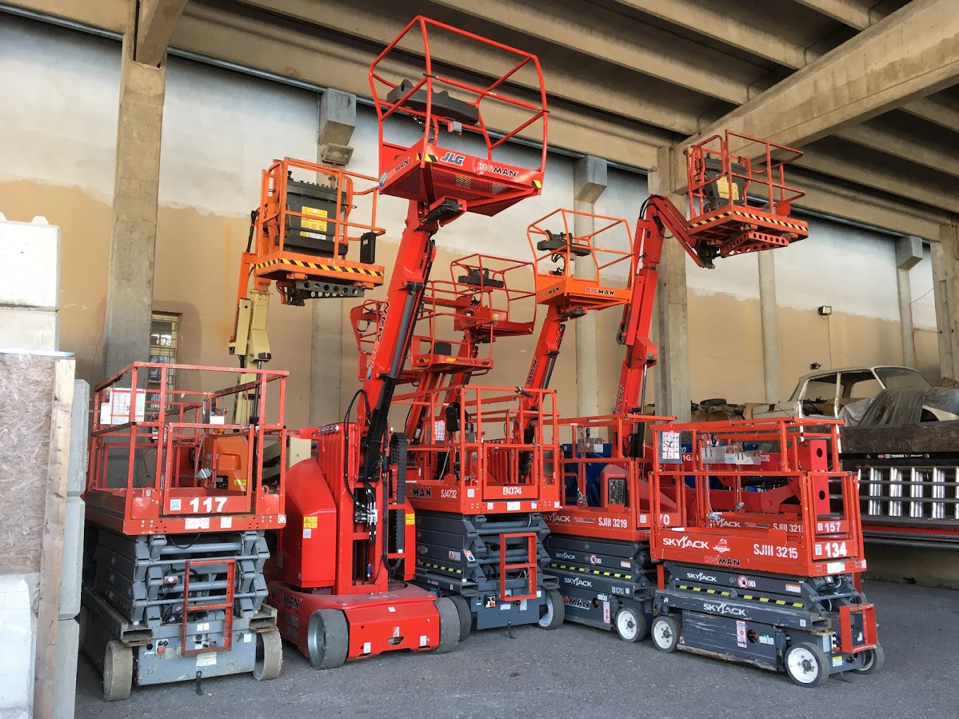 Stazione di noleggio a Merano.